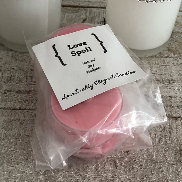 Love 💕 Spell Soy Tealights | 4 Pack - Picture 1 of 3